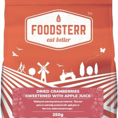 Foodsterr Natural Cranberries sweetened with Apple juice