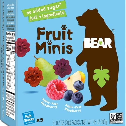 BEAR Real Fruit Snack Minis