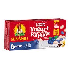 Sun-Maid Strawberry & Vanilla Yogurt Coated Raisins 6 Pack