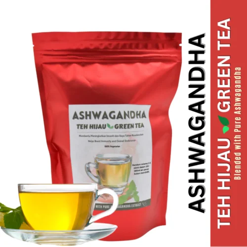 Ashwagandha Green Tea Teh Ashwagandha 30 sachets Indian Ginseng Teh Hijau Teh Ashwagandha